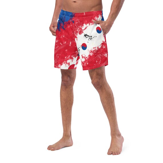 Tie Dye Shorts Men Men's Sand Volleyball Shorts - Etsy