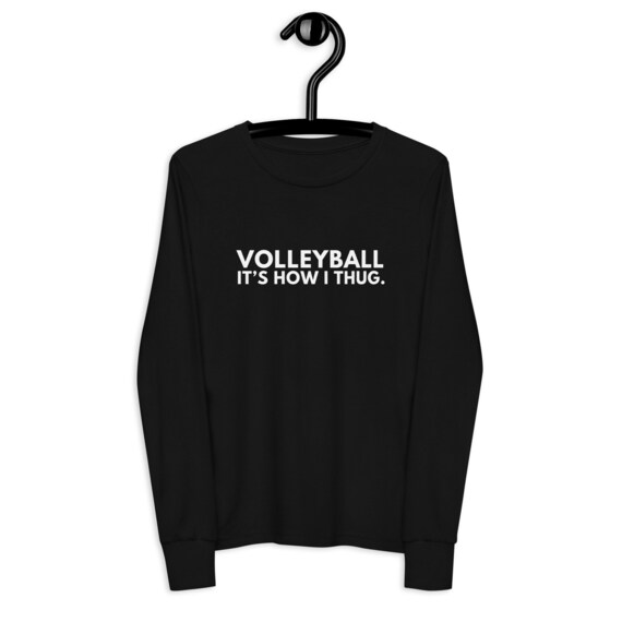 Volleyball Tee Shirt, VOLLEYBALL Its How I Thug, Never Give Up Volleyball, volleyball tee shirts, Volleyball Gifts For Players, Volley ball