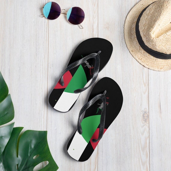 Red White and Green Flip Flops By Volleybragswag Honor Italian Volleyball Players and Liberos