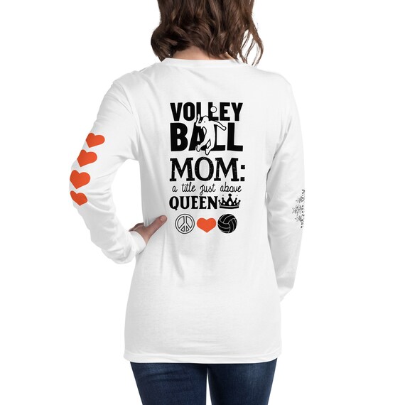 Volleyball Mom A Title Just Above QUEEN Shirt, Own Your Voice Speak Your Truth, Mom Volleyball Gift, Girls Volleyball, Team Volleyball Gift