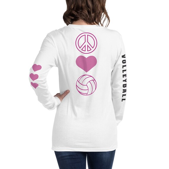 Peace Love Volleyball Shirt, CAMPFIRE (Noun) When Your Balls Drop In The Middle Of The Court, Gift For Volleyball Player, Volleyball Team