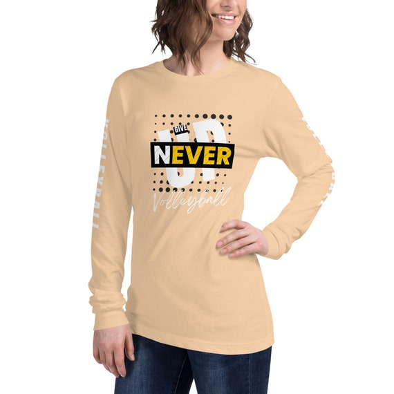 Volleyball Shirt, Never Give Up Volleyball, Gameday Volleyball, Volleyballer Gift, For-Him-Shirts, Teenage Girl Gifts, Girl Giftful, Giftful