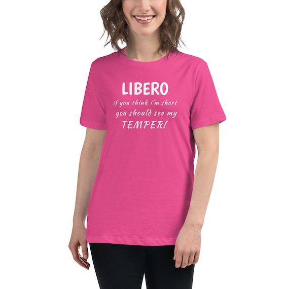 LIBERO Volleyball Shirt, If You Think Im Short You Should See My Temper, Libero Gift