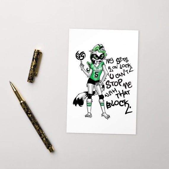 Sports Postcards, Volleyball Postcards, Postcards for Sale, Postcards For Framing, Volleybragswag, Volleyball Mom, Volleyball Player,