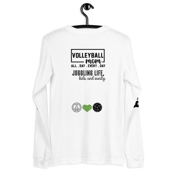 Volleyball Mom Life Is The Best Life Shirt, Embracing The Chaos With Open Arms, Volleyball Mama Shirt, Volleyball Player Tees, Volleyball