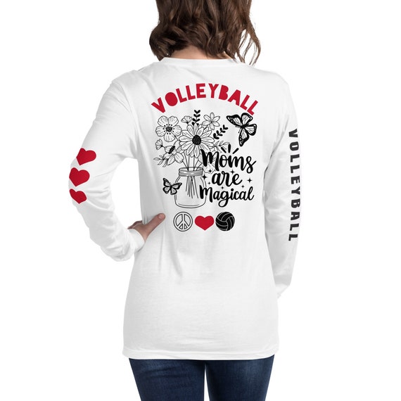 Volleyball Mom Shirts, Peace Love Volleyball Shirt, Volleyball Moms Are Magical Shirt, Volleyball Mom Gift, Mom Gifts From Daughters, Volley