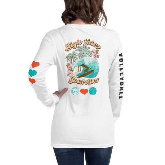 Beach Volleyball Shirt, Peace Love Volleyball Shirt, High Tides Good Vibes, Sand Volleyball Shirt, Volleyball Player Shirt, Volleyball Tee