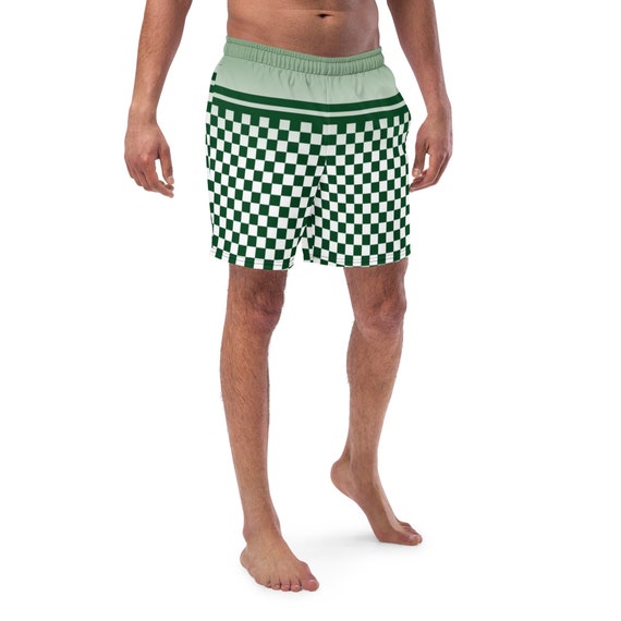 Green Volleyball Shorts, Mens beach volleyball shorts, cool volleyball shorts, volleyball boxer shorts, funky volleyball shorts,