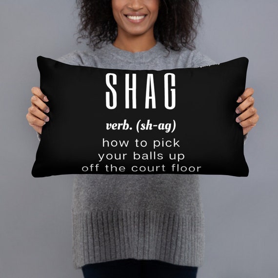 SHAG How to Pick Your Balls Up Off The Floor Fluffy Volleyball Bed Pillow, side sleep pillow, shoulder pillow, types of pillows, back pillow