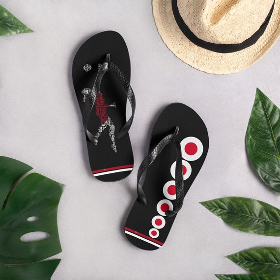 Black Flip Flops By Volleybragswag Honor Japanese Volleyball Players and Liberos