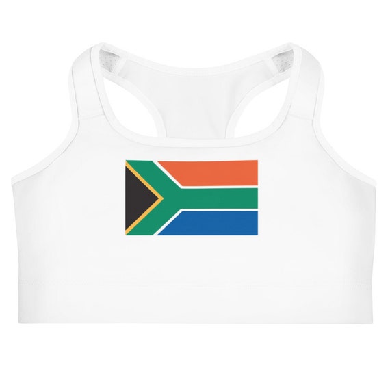 White Sports Bra, South Africa Sports bra, Green Sports bra, Sport Bra, Sports Bra Woman, Beach Bra, Volleyball Jog Bra, beachwear,