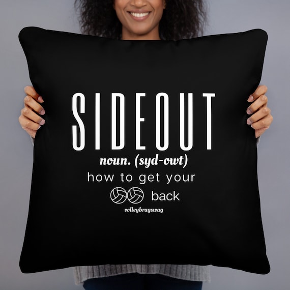 SIDEOUT How To Get Your Balls Back Volleyball Pillow, Volleyball Throw, Power Nap, Naptime, pillows for sleeping, lumbar pillow, tooth fairy