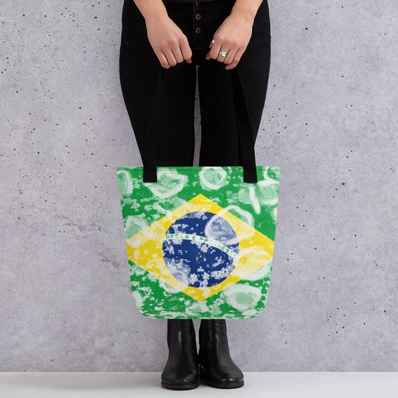 Cute Tote Bag for School, funny tote bag, animal tote bag, teacher tote, book bag, bridesmaid bag, Bag For Kid, Bag For Woman Yellow, Brazil