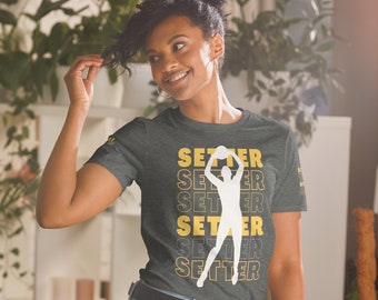 Volleyball Shirt, Setter Setter Setter Stack, Trendi-shirt, For-Him-Shirts, Teenage Girl Gifts, For-Women-Shirt, Girl giftful, Shirte gift,