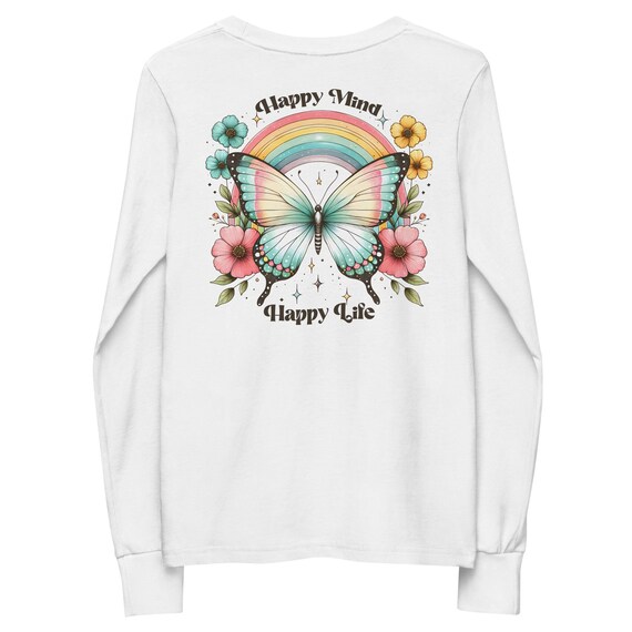 VolleyballShirts, Happy Mind Happy Life, Peace Love Volleyball Shirt, Girls Volleyball Shirt, Volleyball Player Shirt