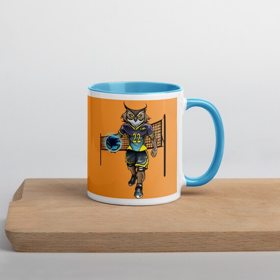 Owl Coffee Mug, Owl Gift For Coffee, Owl Cup For Owl Lovers, Owl Mugs, Owl Gifts, Volleyball Gift, Hilarious Mug Gift,