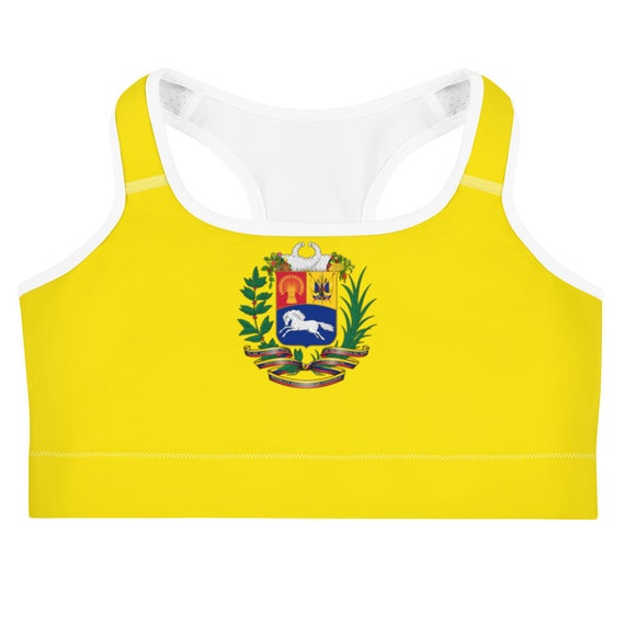 Yellow Sports Bra, Venezuela bra, Red Sports bra, Blue Sport Bra, Sports Bra Woman, Beach Bra, Venezuelan Flag, Volleyball Bra, beachwear,