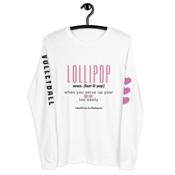 Volleyball Tee Shirt, LOLLIPOP (Noun) When You Serve Up Your Balls Too Easily, Sports Gift Volleyball, Volleyballer Gift,