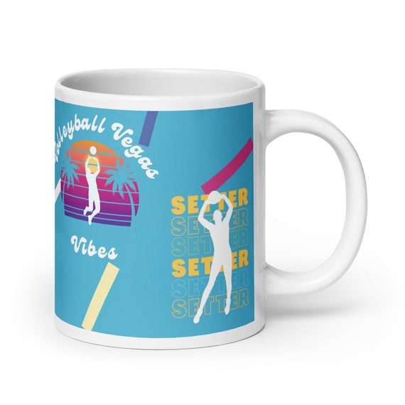 Setter Vegas Volleyball Vibes mug, Ideas for Volleyball Team gifts, Good Gifts For Volleyball players, Gifts For Volleyball Lovers, G ifts