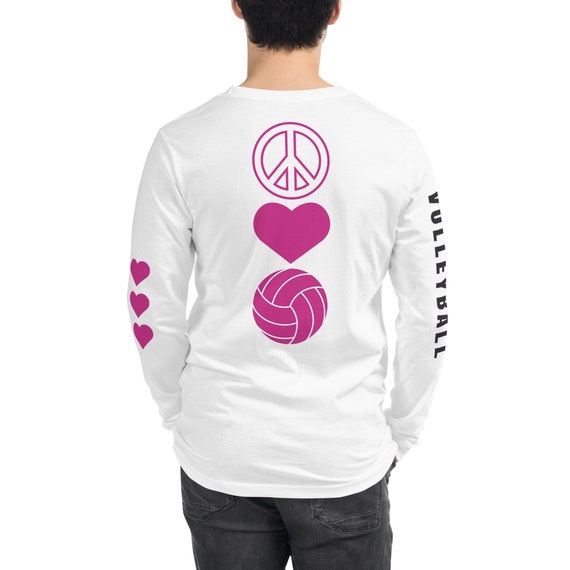 Peace Love Volleyball Shirt, SWIPE (Noun) When You Wipe Your Balls On Someone Else's Hand, Long Sleeve Shirts For Teens, Teen Girl Shirts