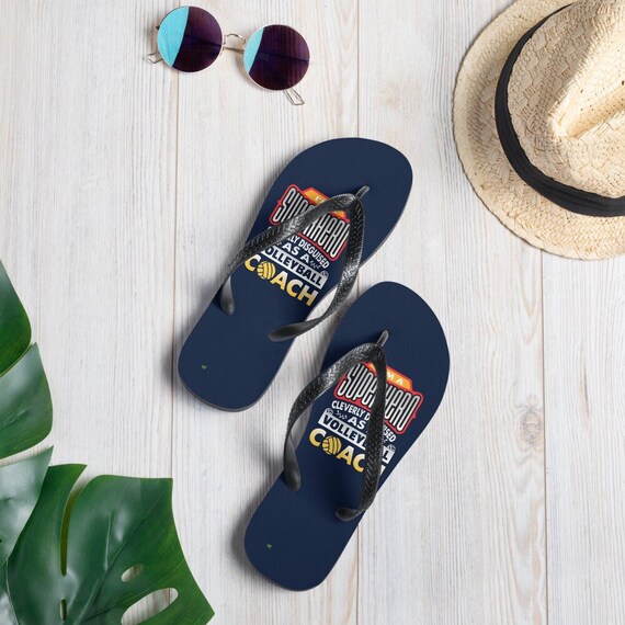 Comfortable Blue Flip Flops, Mens Flip Flop Sandals, Volleyball Coach Gift, Tie Dye Flip Flops, Boys Flip Flops, Cute Girls Flip Flops