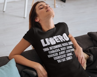 LIBERO Tough, Determined Shirt, funny volleyball libero tshirt, libero shirt, libero volleyball, libero mom, libero gifts, libero mom shirt,