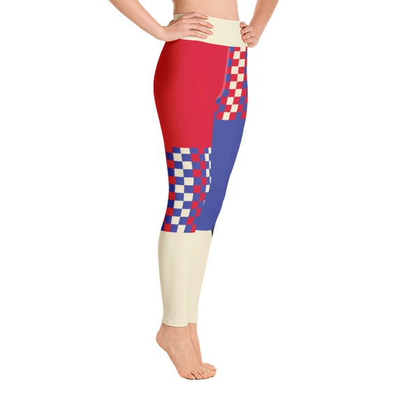Russia Flag Girl Volleyball Leggings 