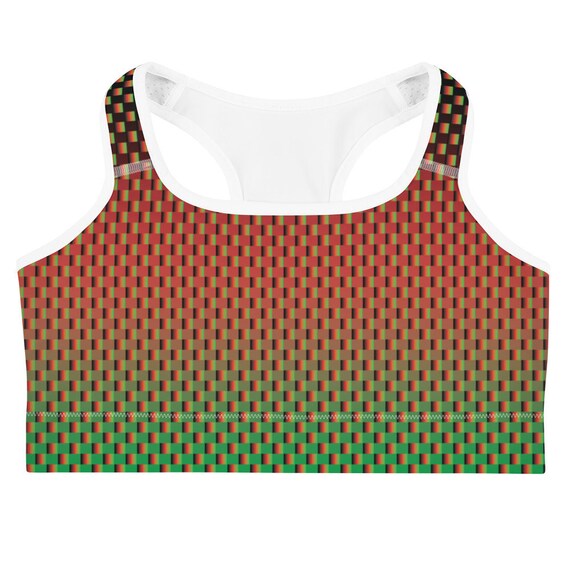 Green Sports Bra, Kenya Sports bra, Red Sports bra, Sport Bra, Sports Bra Woman, Beach Bra, Volleyball Jog Bra, Kenyan beachwear,