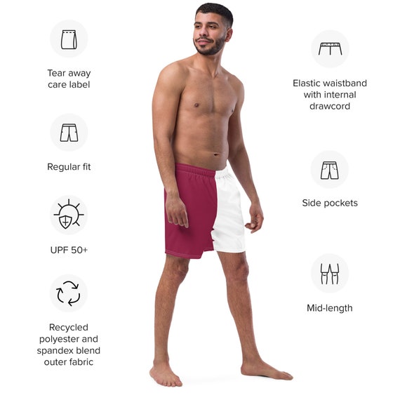 Volleyball Coverup Shorts, Men's Tie Dye swim trunks, Sand volleyball Boxer shorts, Funky Volleyball shorts, Qatar
