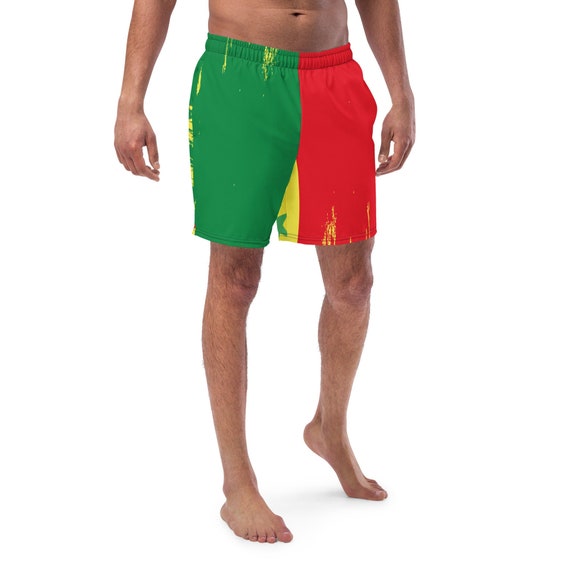 Funky Crazy Volley ball shorts, Men's sand volleyball shorts, hot volley ball boxer shorts, volleyball coverup shorts, Senegal,