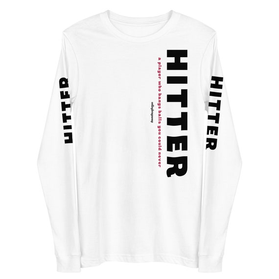 Long Sleeve Shirte, HITTER A Player Who Hits Balls You Could Never, Giftful Long Sleeve Shirt, Gameday Volleyball, Gift For Volleyball,