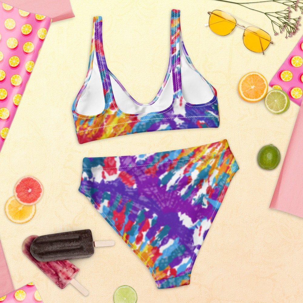 Tye Dye Bikini Bathing Suit Tie Dye Bathing Suits Women Etsy