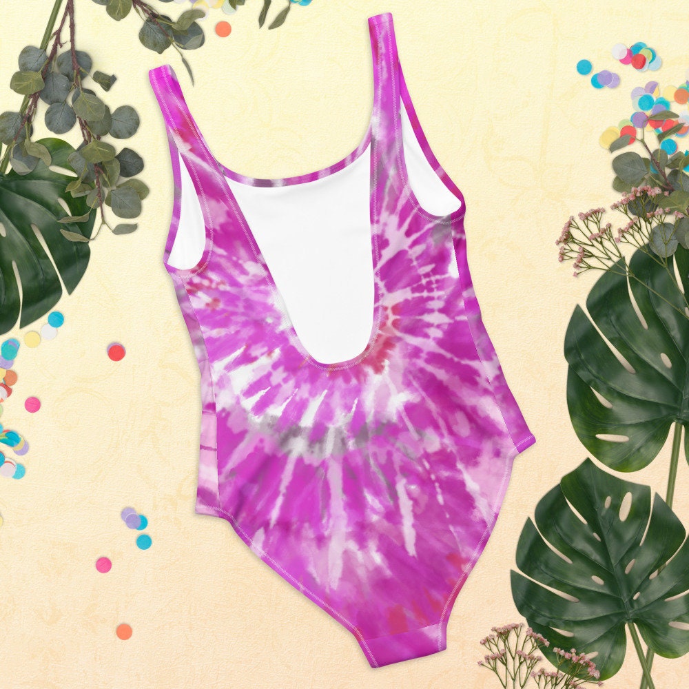 One piece swimsuit bathing suit tye dye tie dye bathing Etsy