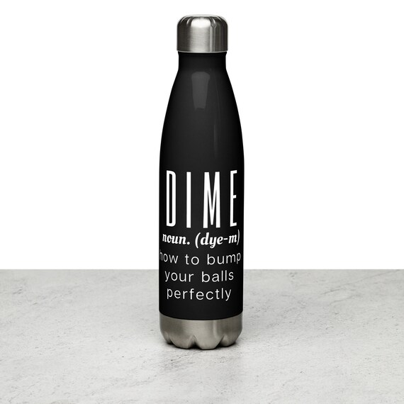 Volleyball SLANG Water Bottle, The DIME Volleyball Hydroflask, Dime How To Bump Your Balls Perfectly, Unique Gift For Volleyball Player