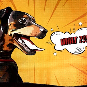 Haustier-Illustration, Pet-Comic, Hund Portrait, benutzerdefinierte Hund Portrait, Hund Kunst, einzigartiges Geschenk, Pet Memorial, benutzerdefinierte Hund Portrait, Portrait von Foto