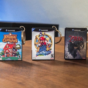 Miniature Gamecube Keyrings - Mario, Zelda & More!