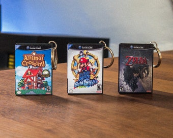 Miniature Gamecube Keyrings - Mario, Zelda & More!