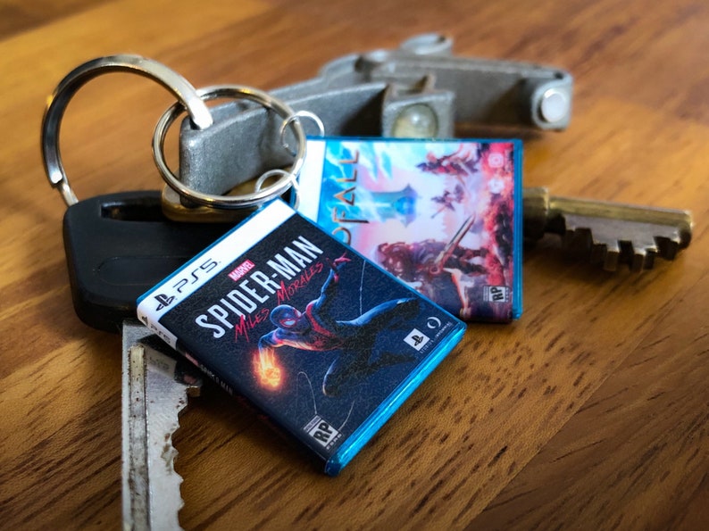 Miniature PS5 Keyrings - Spider-Man & More! 