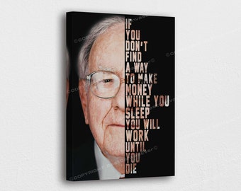 Warren Buffett Framed Pop Art