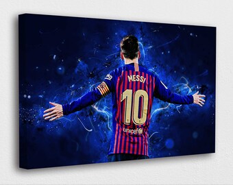messi holding jersey poster
