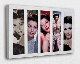 art print Ava Gardner vintage portrait photo movie poster vintage poster housewarming gift for himher photo print wall decor