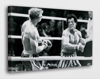 Rocky Balboa Classic Boxing Film Scene Iconic Wall Art Framed Canvas Pictures