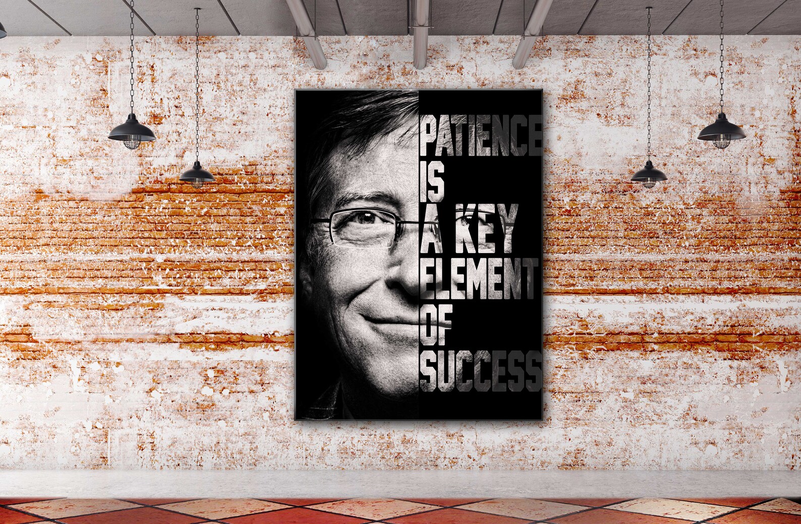 Bill Gates Art CanvasBill Gates Motiverende citaten Art Bill Gates Art CanvasBill Gates Motiverende citaten Art