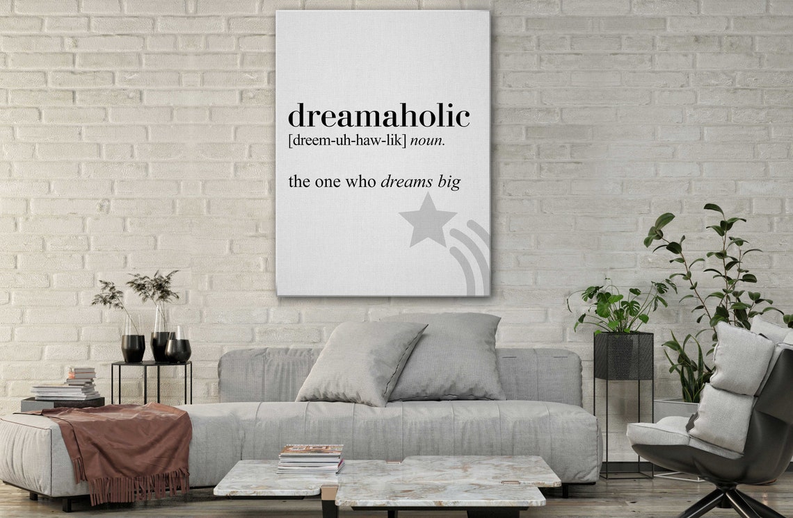 Dictionary Definition Art Canvas Dreamaholic Definition Art Etsy
