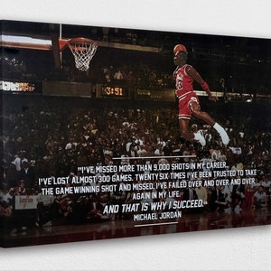 Póster de Michael Jordan con línea de tiro libre de dunk para sala