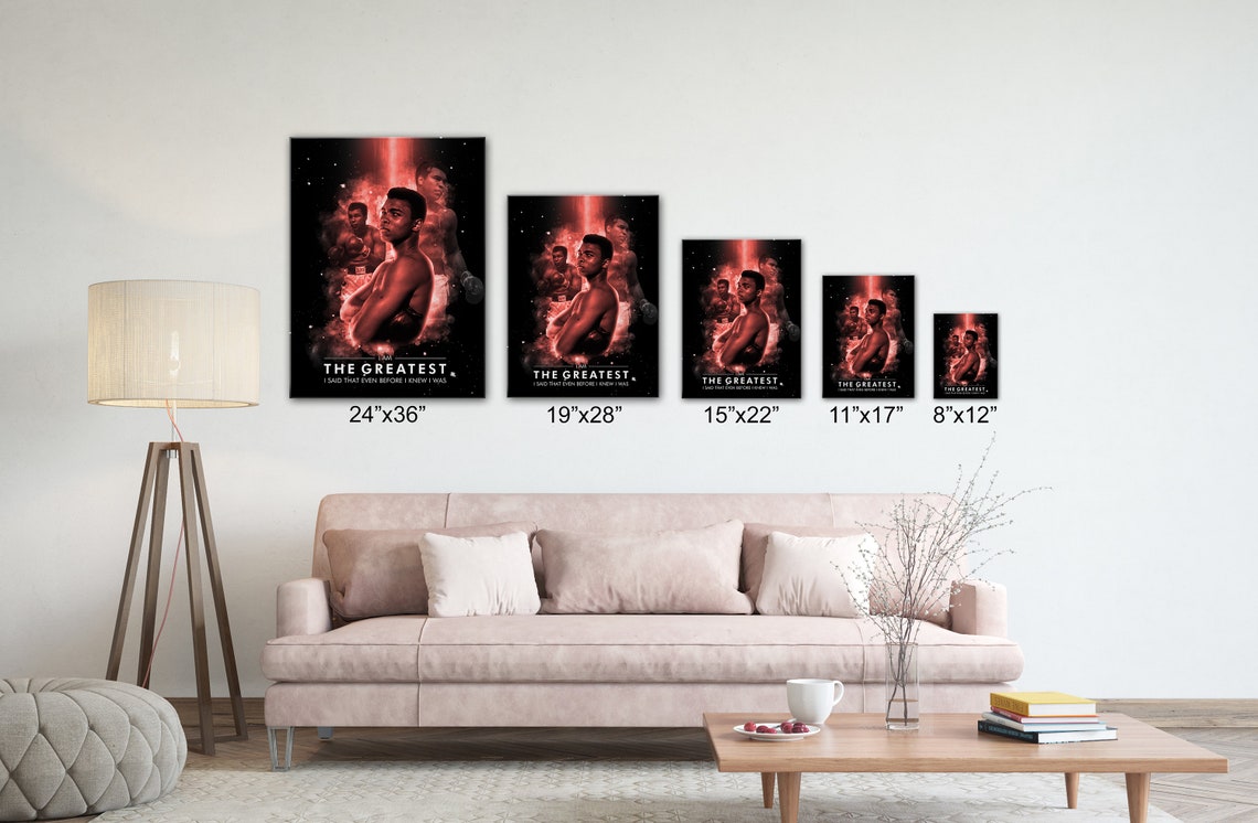 Muhammad Ali I Am The Greatest Pose Art Poster/Printed Picture Etsy