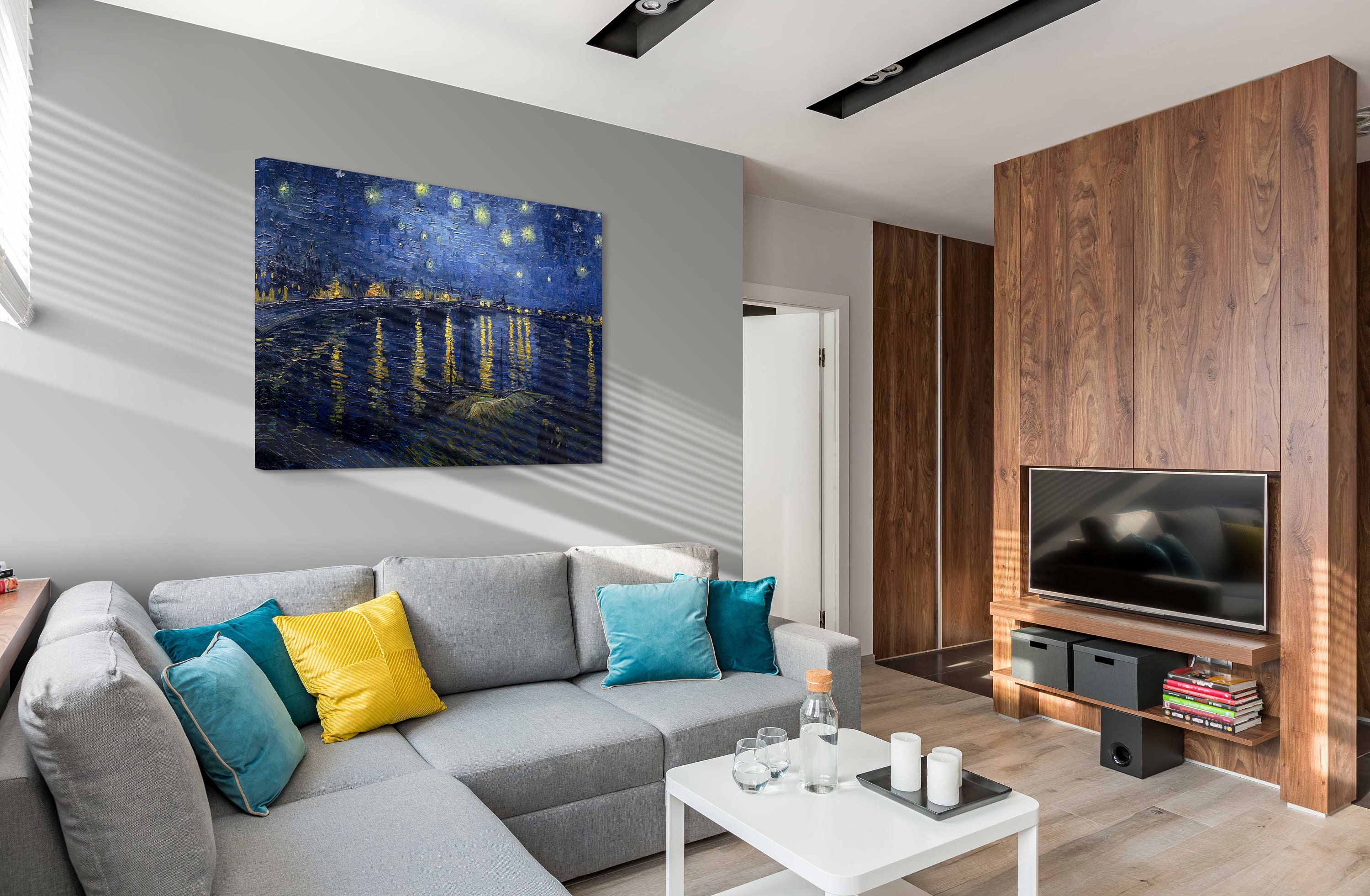 Discover Vincent Van Gogh Art Canvas - Starry Night Over The Rhone Canvas