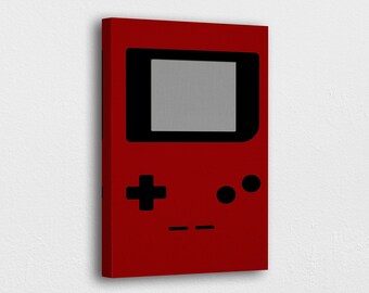 Gamers Controller 12x12 Canvas Wall Art, Game Room Wall Art