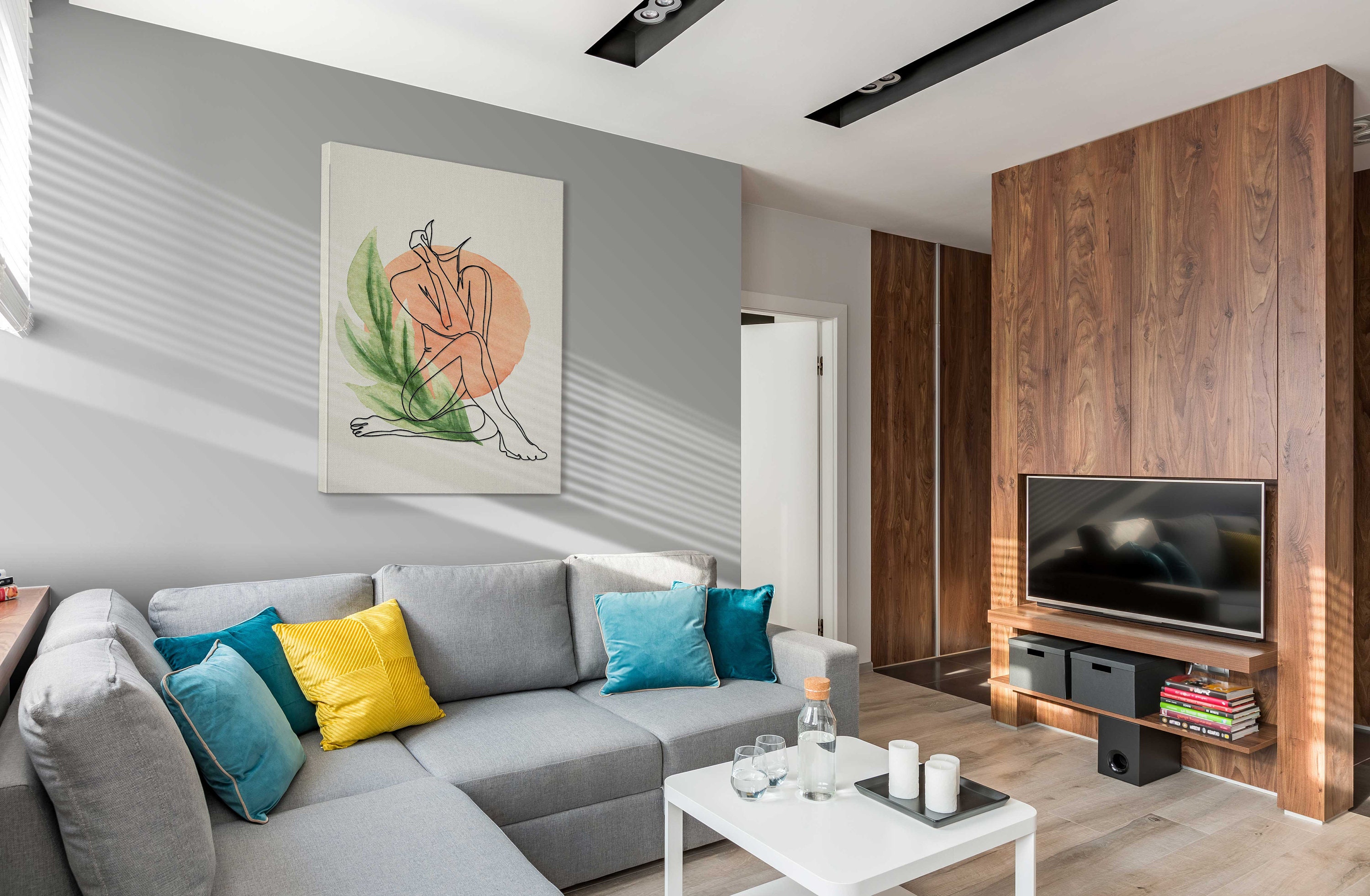 Badezimmer Kunst Leinwand Lady Entspannende Badezimmer Kunst | Etsy