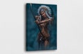 American Indian Art Canvas-Native Indian Woman Sexy Archer Art Poster/Printed Picture Wall Art Decoration POSTER or CANVAS READY to Hang